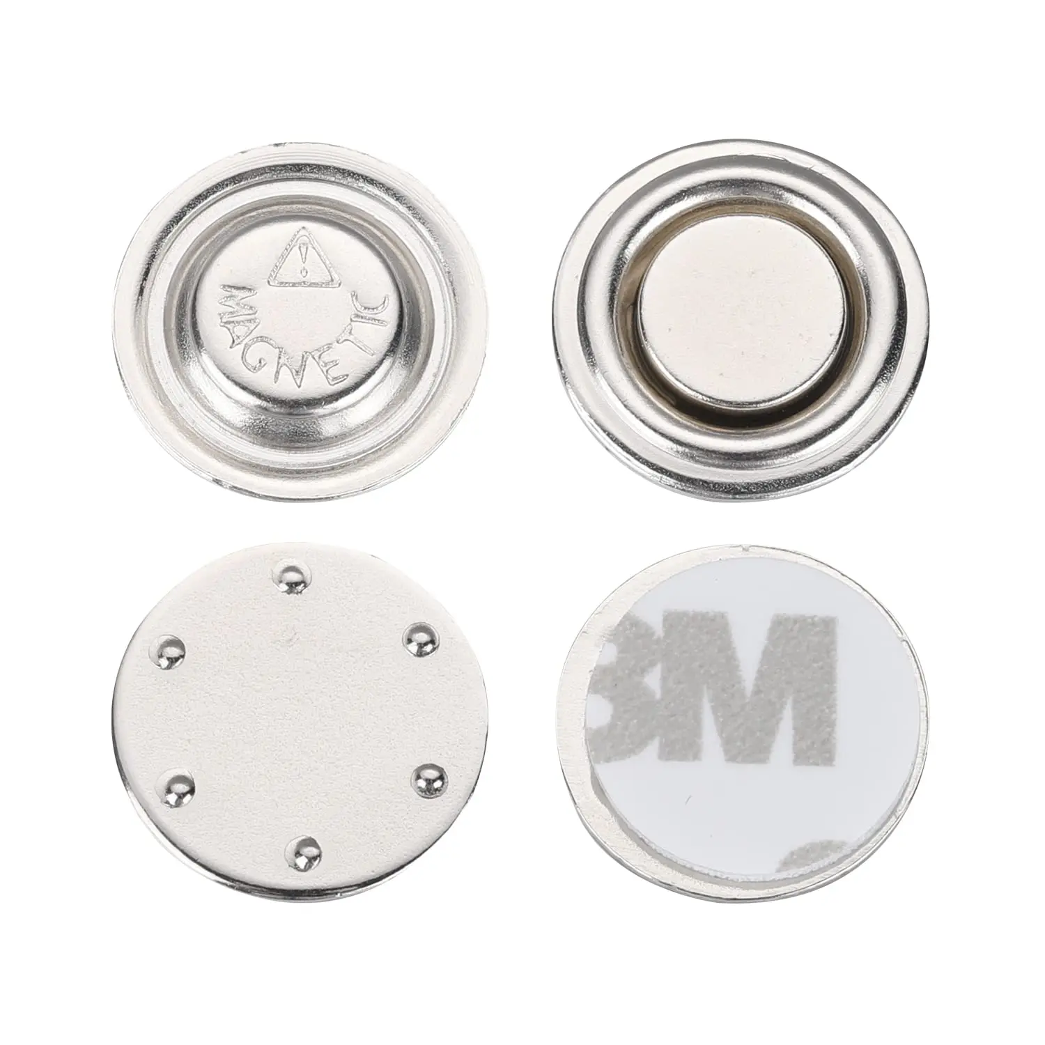 Clothing Magnetic Button Badge Magnet Round Name Tag Magnet