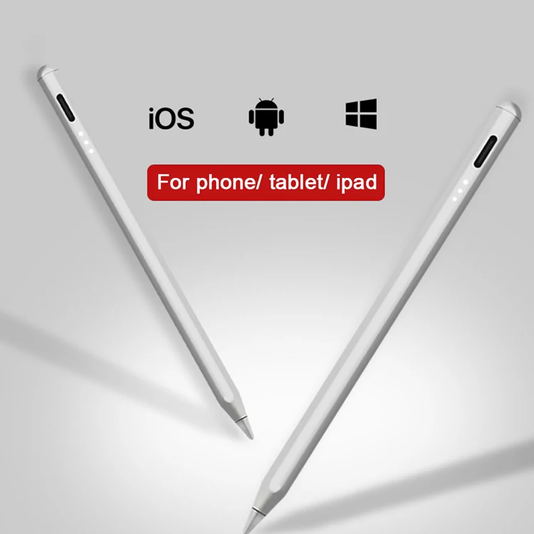 Touch Screen Capacitive Pencil  Drawing Tablet Active Stylus Pen with Type-C Charging