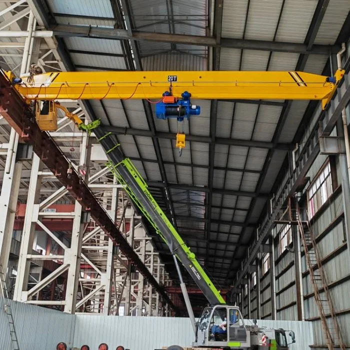high quality 1 ton lda hanging hoist single-beam girder overhead bridge crane for sale