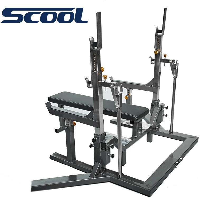 Customized fitness with power lifting professional squat bench press integrated frame