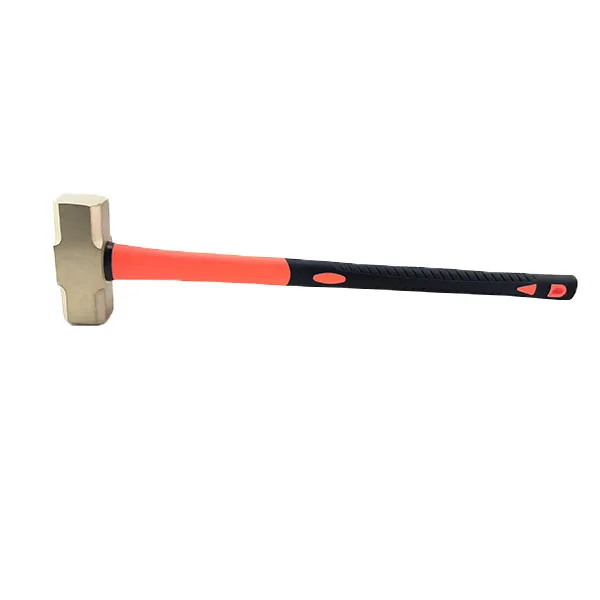 China Factory Price color nature non sparking hammer sledge Fiberglass handle al-cu material