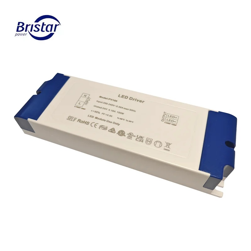 Non--dimming Constant Voltage 100W Power Supply 24V 4.16A Led Driver for Led Lighting