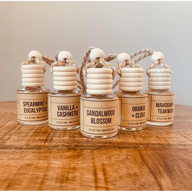 wholesale car air freshener round glass bottle car diffuser humidifier usb aromatherapy essential mini glass bottle car diffuser