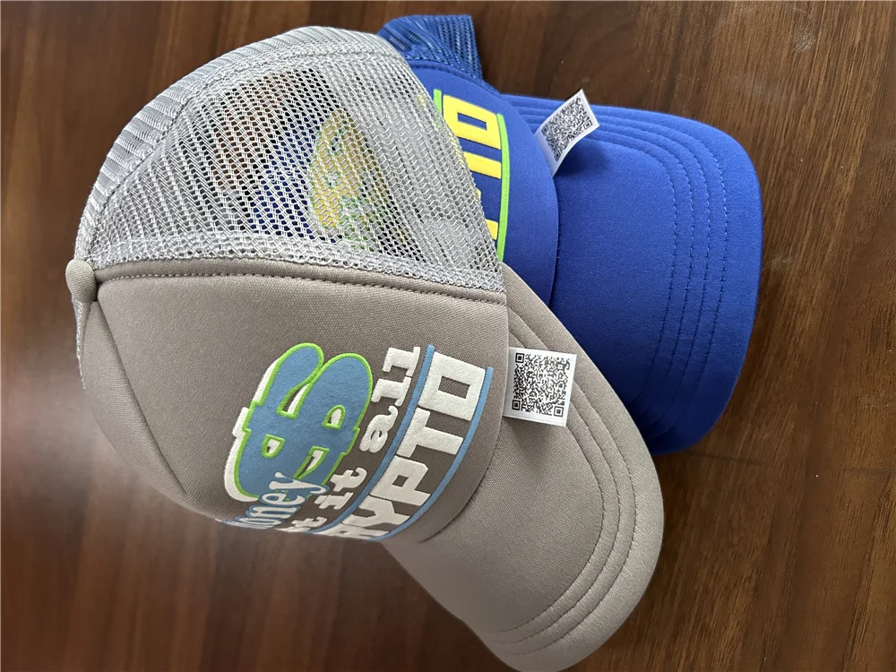 New Fashion Customized Puff Printing Sports Baseball Cap High Quality Custom Patterns Logo 3D Puff Print Trucker Hat