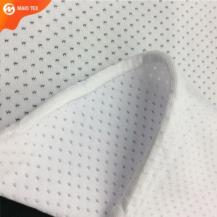 
china wholesale quick dry lycra functional polyester mesh fabric for sportswear 