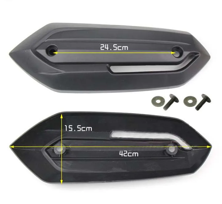 Аксессуары для мотоциклов, накладка на выхлопную трубу мотоцикла, накладка на трубу дымохода, накладка на глушитель, накладка на заднее крыло мотоцикла Majeste T8