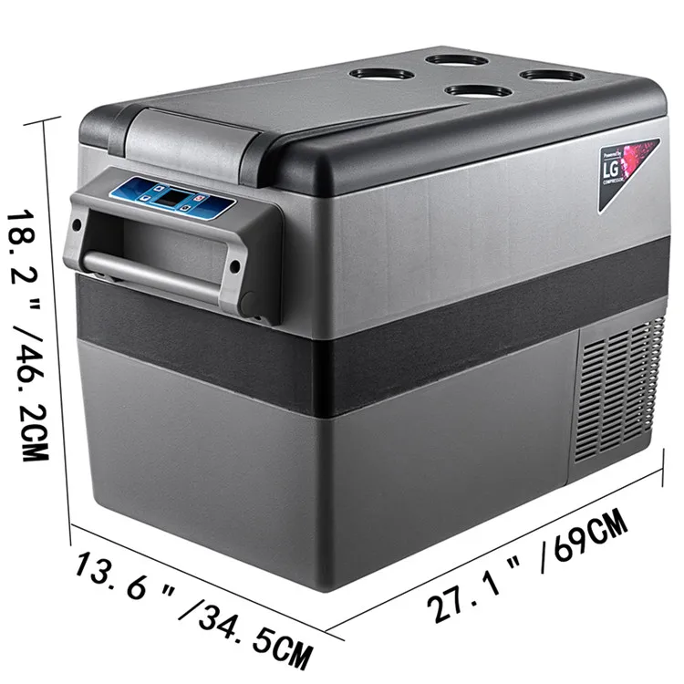Small Refrigerator Cold Box warmer Box /45 L Car Refrigerator 12/24V(DC) 110-240V(AC) Mini Fridge Freezer Car