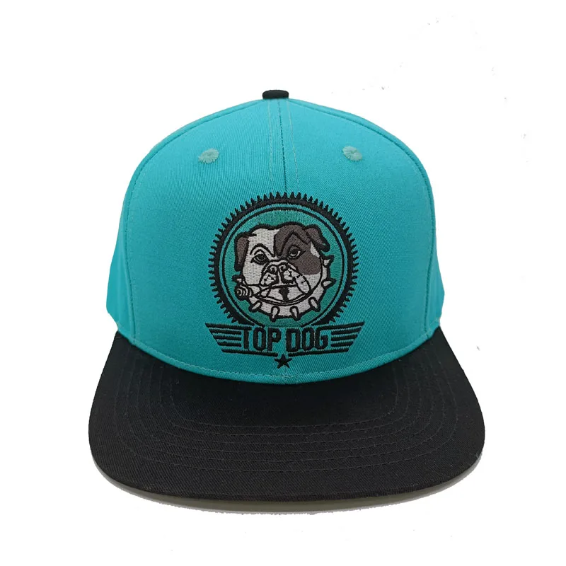 Custom Mens Embroidery 6 Panel Snapback Cotton Caps Hats