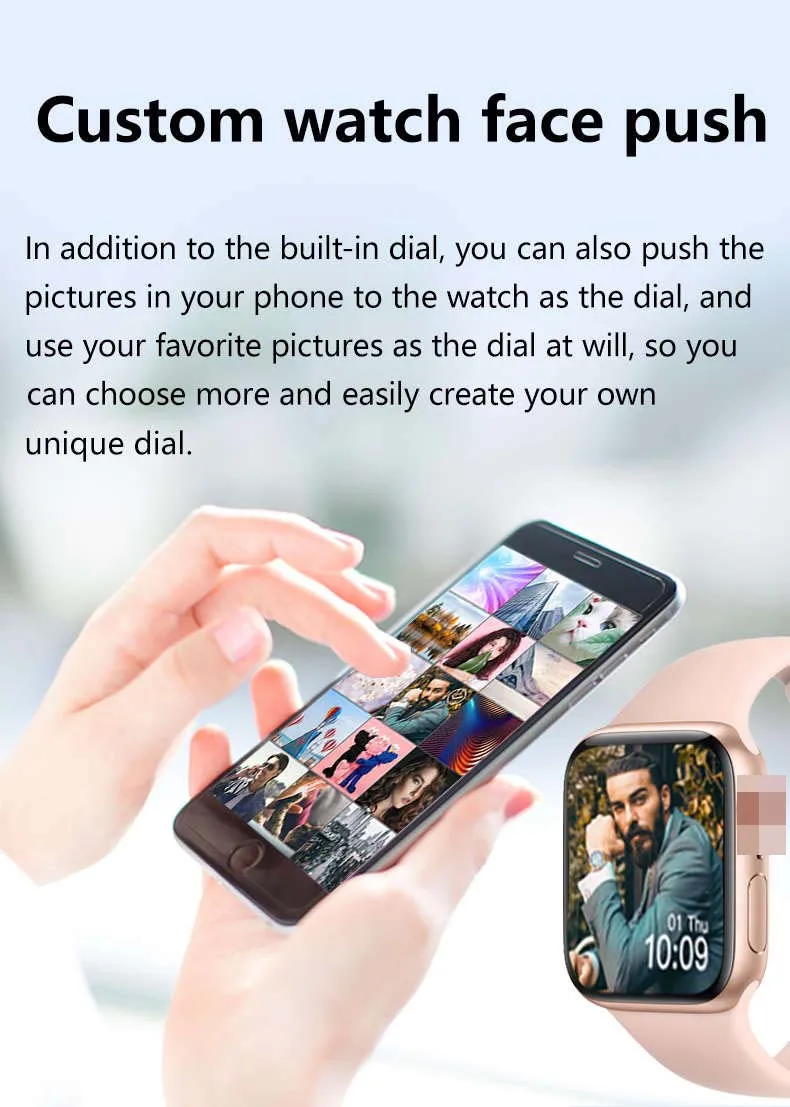 Смарт-часы HW22 с камерой для мужчин и женщин Android-мониторинг Reloj IOS