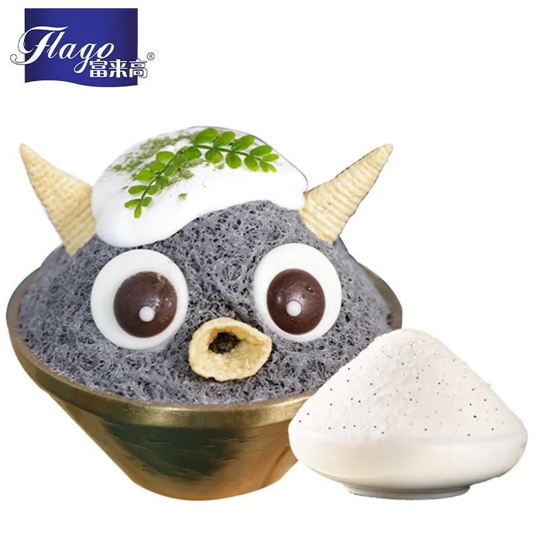 Прямая Продажа с завода порошок кокосового ореха для серого снега мягкое мороженое смешанный водой