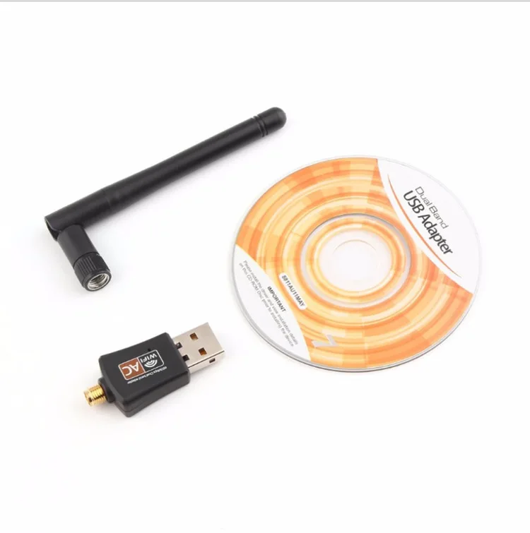  Двухчастотная USB беспроводная сетевая карта AC600m антенна wifi приемник RTL8811 мини