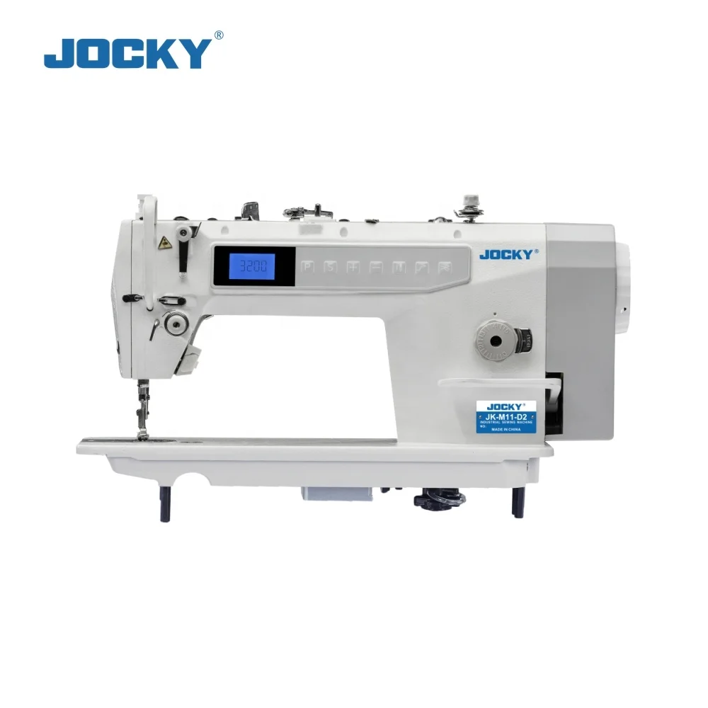 JK-M11-D2 JOCKY flat straight stitch machines industrial lockstitch sewing machine auto trimmer