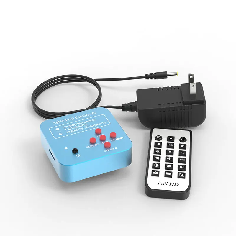 Full Set 3.5X -90X 38MP Video Recording Microscopio Mobile binocular Repairing Microscope With Camera