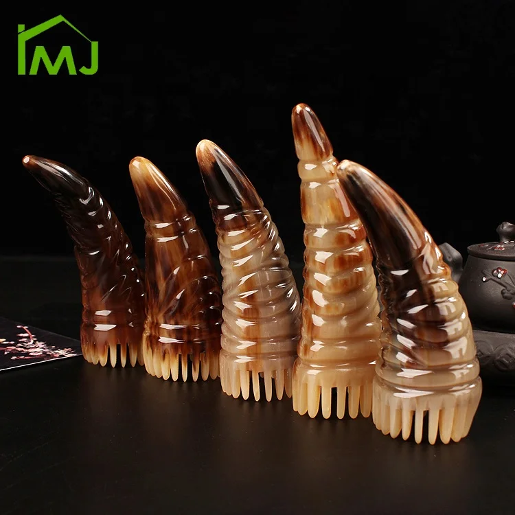 Beauty Salon Meridian Massage Comb Resin Head Acupoint Massage Comb