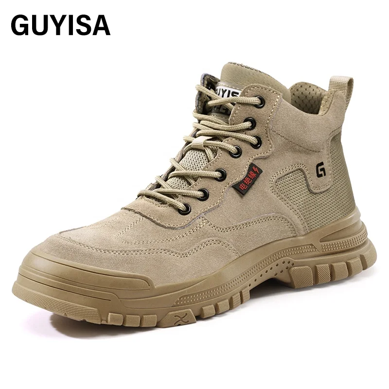 Утепленные ботинки GUYISA 10 кВ защитные для защиты от проколов рабочие электриков