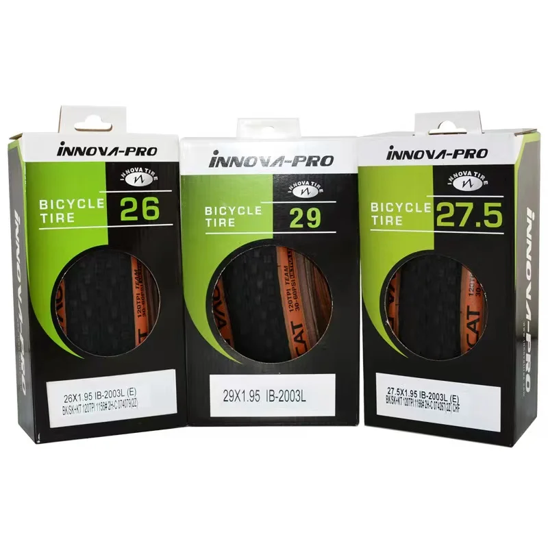 INNOVA 29 Inch X BOBCAT Mountain Clincher rubber   Tires 26/27.5/29 Inch 1.95XC Bicycle Folded tyres  Superlight Skinwal tire