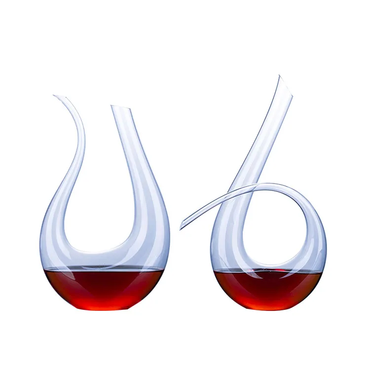 Bulk Glass Wine Decanter Aerator And Glasses 100% Lead-free Wholesale Snake Decanter