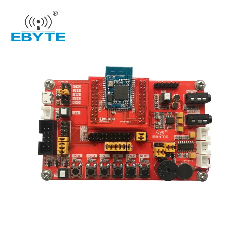 Ebyte E104-BT30-TB csr HC-05 модуль MP3 плеер динамик bluetooth аудио модуль тесты доска
