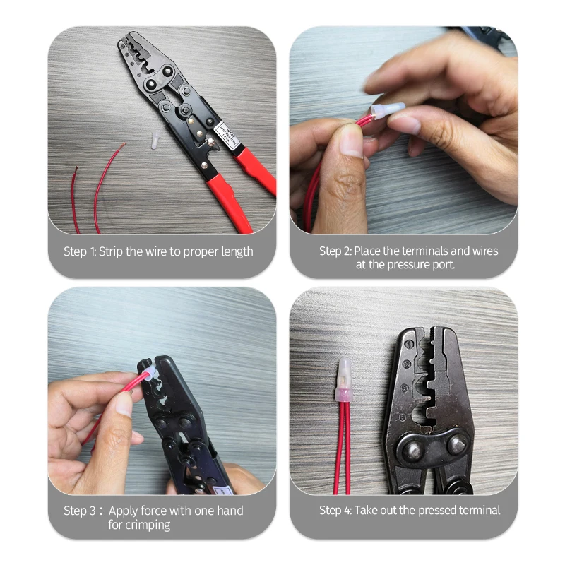 High Quality WX-8Y/13 crimping pliers terminals crimping tools Pliers Stripping Pliers ratchet terminal crimping tools