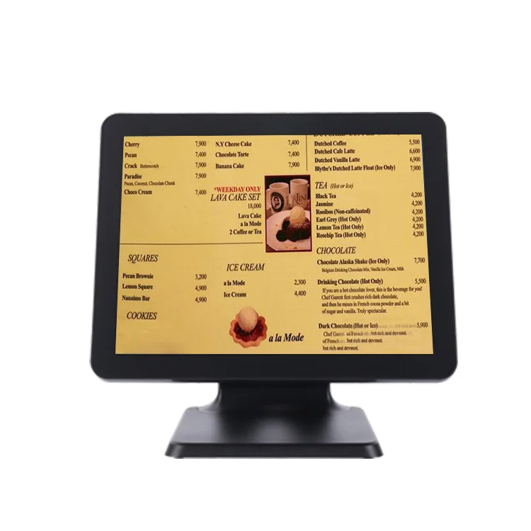 Windows pos system cash register Dual Single Screen PC Android Retail Cash Order 15 inch All in One pc POS System