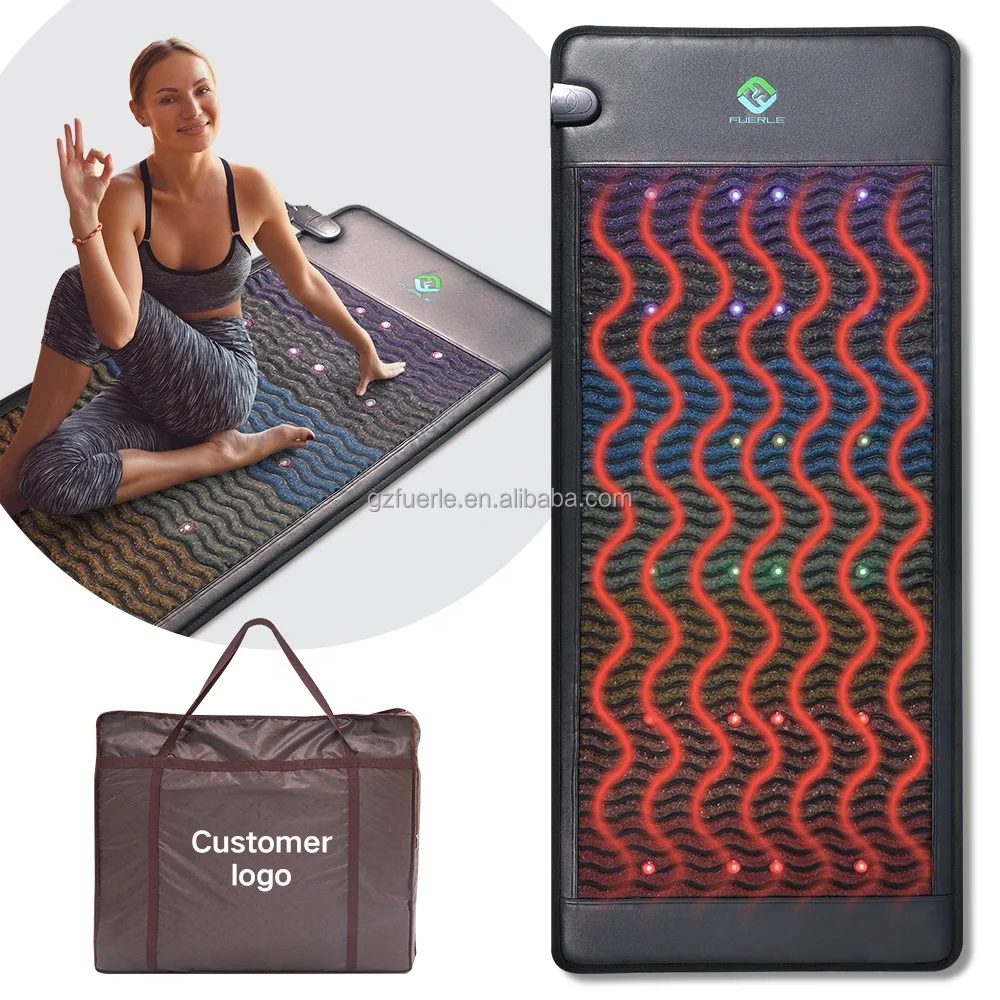 Nature rainbow crystal pemf mats  higher dose infrared pemf mat  for Body  negative ion infrared pemf mat