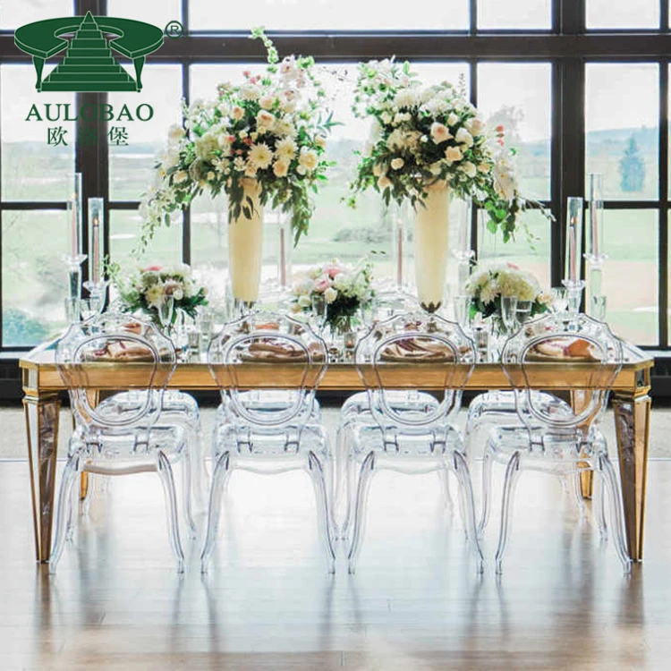 China Top Furniture Glass Dining Table Mirror Dinning Table For Sale