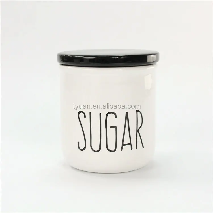 Kitchen Storage Ware Candy&cookie Fine Porcelain Sealed Mini Jar With Wooden Lid