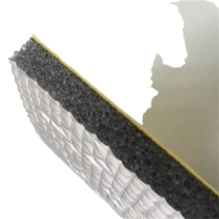 Fireproof nitrile rubber foam sheet insulation noise reduction closed cell flexible pipe insulation foam rubber sheet