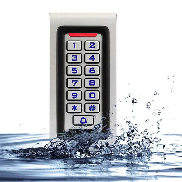 Smart Door Lock Security 12V 24V Electric RFID Proximity Card Access Control Waterproof IP68 Standalone Metal Keypad