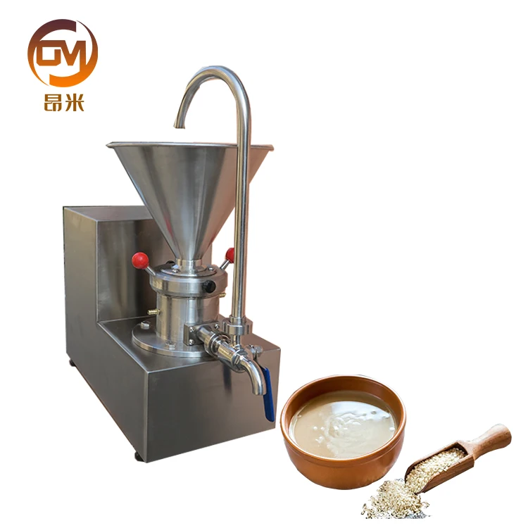 China Manufactures Supply Garlic Ginger Paste Tahini Sesame Peanut Butter Making Machine Line Commercial