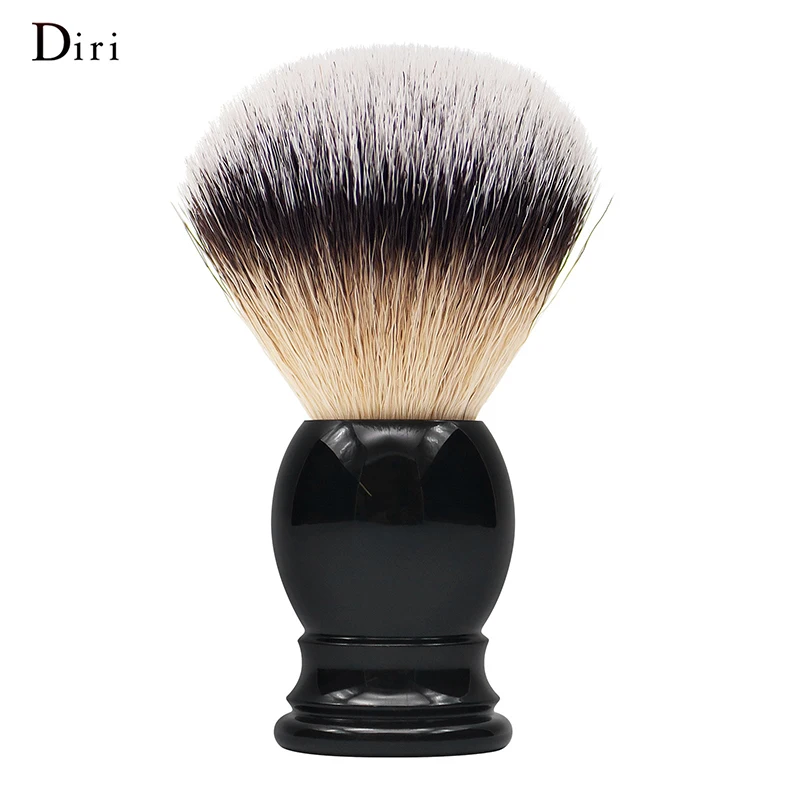 Diri New Synthetic Badger Shaving Brush Durable acrylic Resin Handle Travel Brush
