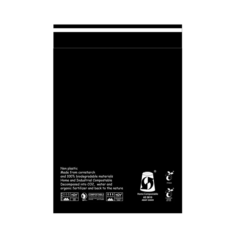 
Eco-friendly 100% Biodegradable Home Compost Mailer Industrial Compost Mailing Shipping Envelope Compostable Mailing Bag 