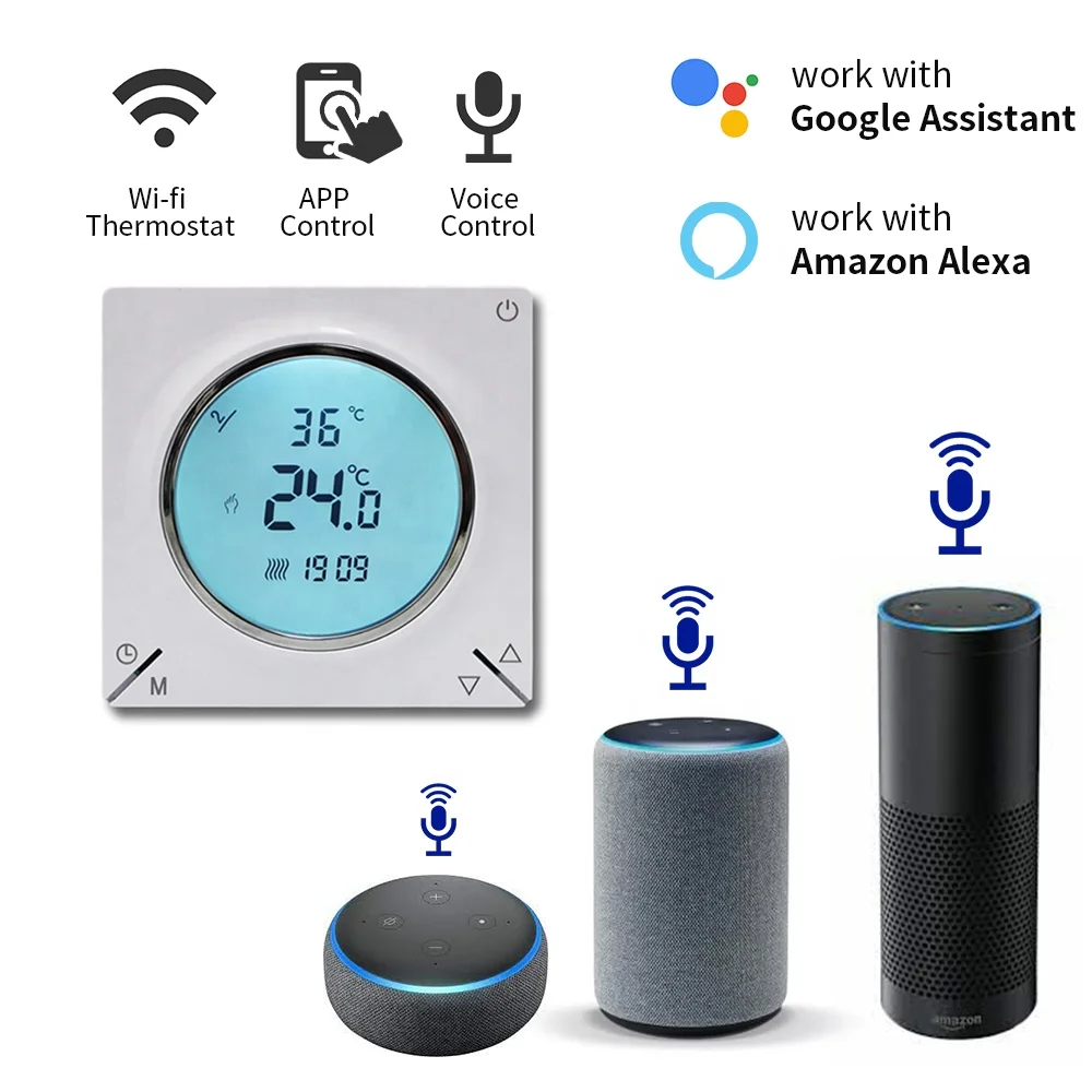 Thermostatic 24volt Heating Smart Minisplit Wifi Thermostat Ic For Water Radiator Temperature Air Condition Controller Logger