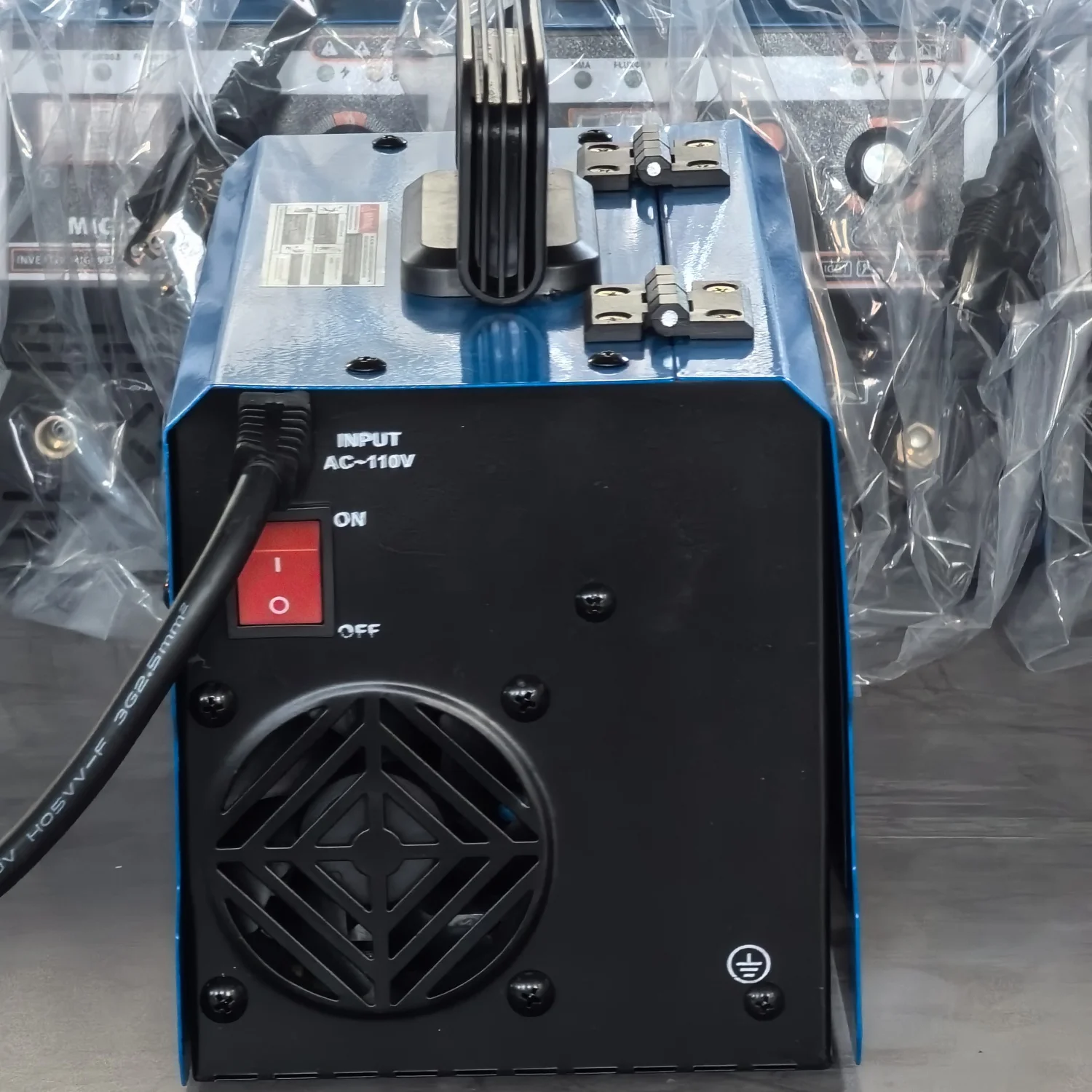 Guaranteed quality blue 110V mig welders dual purpose MMA MIG 2 IN  1 no gas welding inverter welding machine