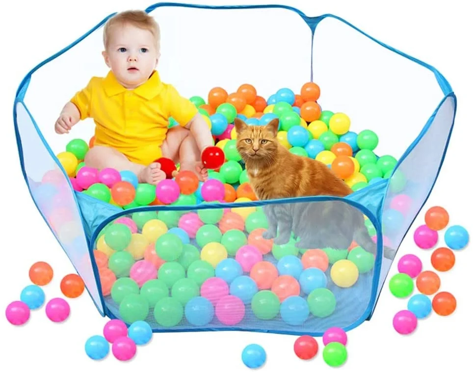 Guinea Pig Cage Puppies Cage Rabbit Cage Small Animals Pet Playpen, Baby Ball Pit, Pet Play Pen for Outdoor/Indoor