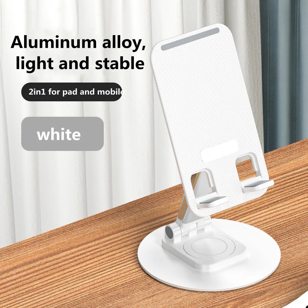 Aluminum alloy 360 degree rotation, which can be lifted and lowered for the live broadcast of the lazy mobile phone bracket