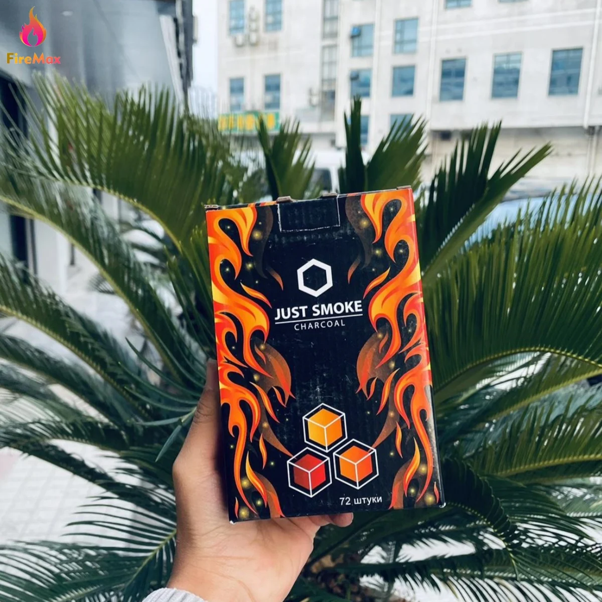FireMax Charcoal Factory wholesale coconut cube shell pure material shisha incense instant light hookah shisha charcoal