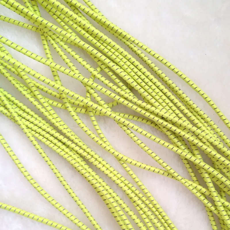 RE24 manufacturer hotsale Clothes and bags accessories 3mm elastic rope with reflective stitching line