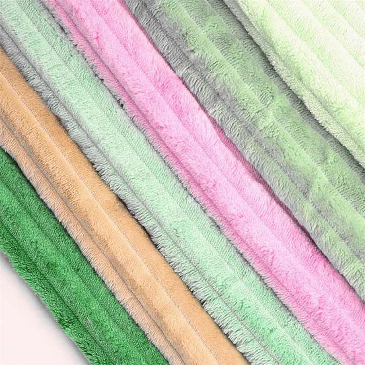 100% Polyester Coral Fleece Fabric/Corduroy cord fabric/flannel fleece fabric for Bedding Clothes Hat
