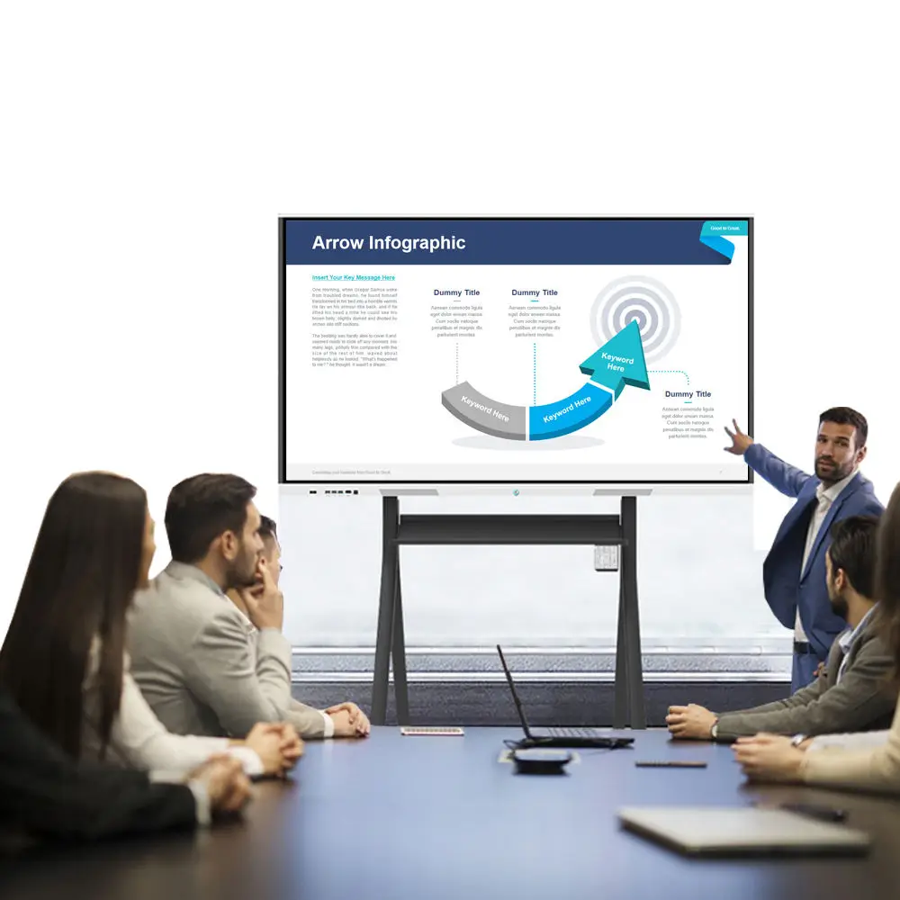 Touch Screen Display 75 Inch Multimedia Interactive Lcd Screen Digital Smart Board Interactive Whiteboard