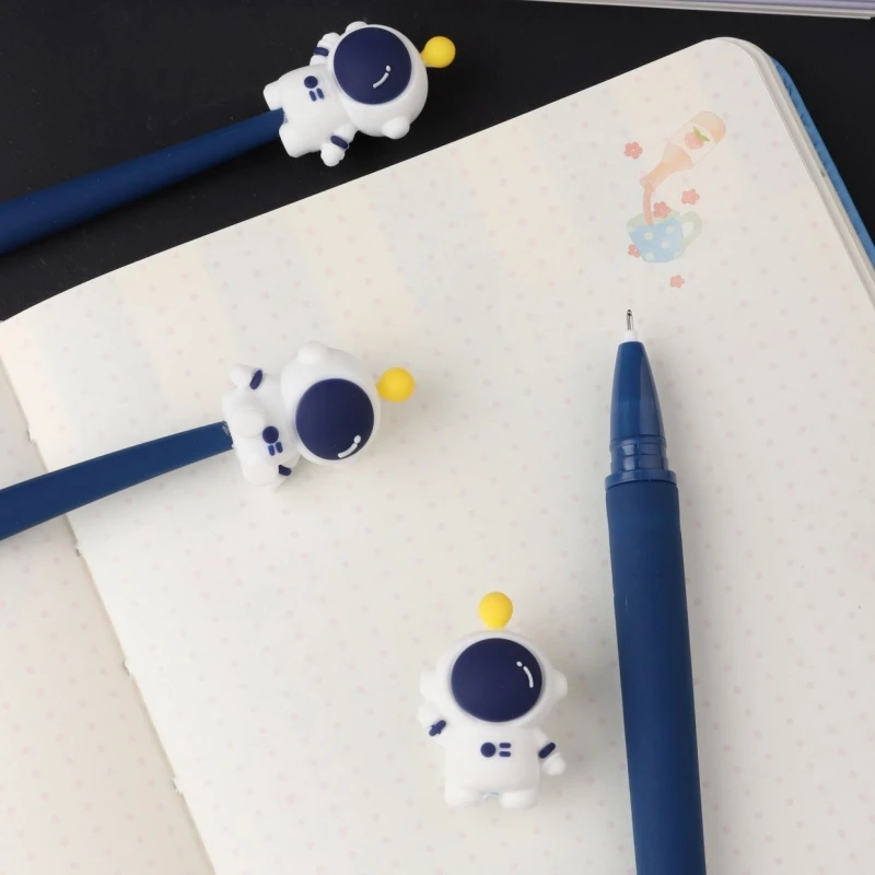 Cute Space Travel Astronaut ShakingGreen PVC Gel Pens Neutral pen Rollerball pen 0.5mm