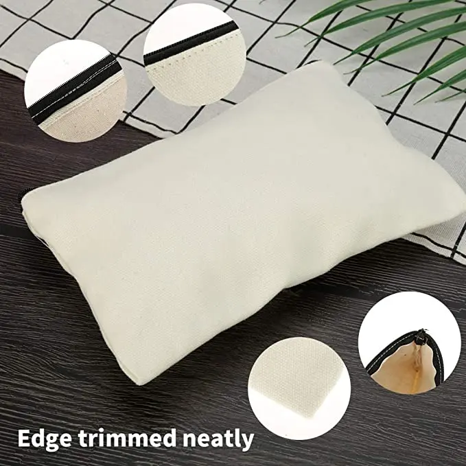 Custom logo portable canvas pencilcanvas pencil case for kids