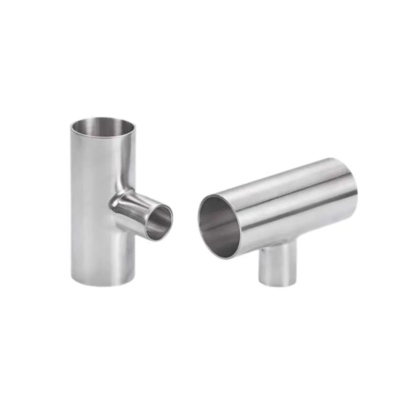Mirror Surface 304 Stainless Steel Reducing Tee with Healthy Grade quality stainless steel pipe fitting reducing tee
