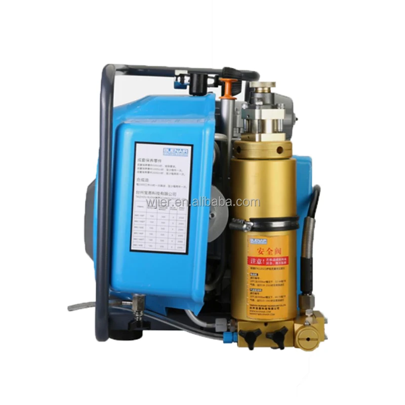 5.5kw 6.6kw 225/330bar wjier бренд небольшой воздушный компрессор высокого давления WDV 250A с 250L