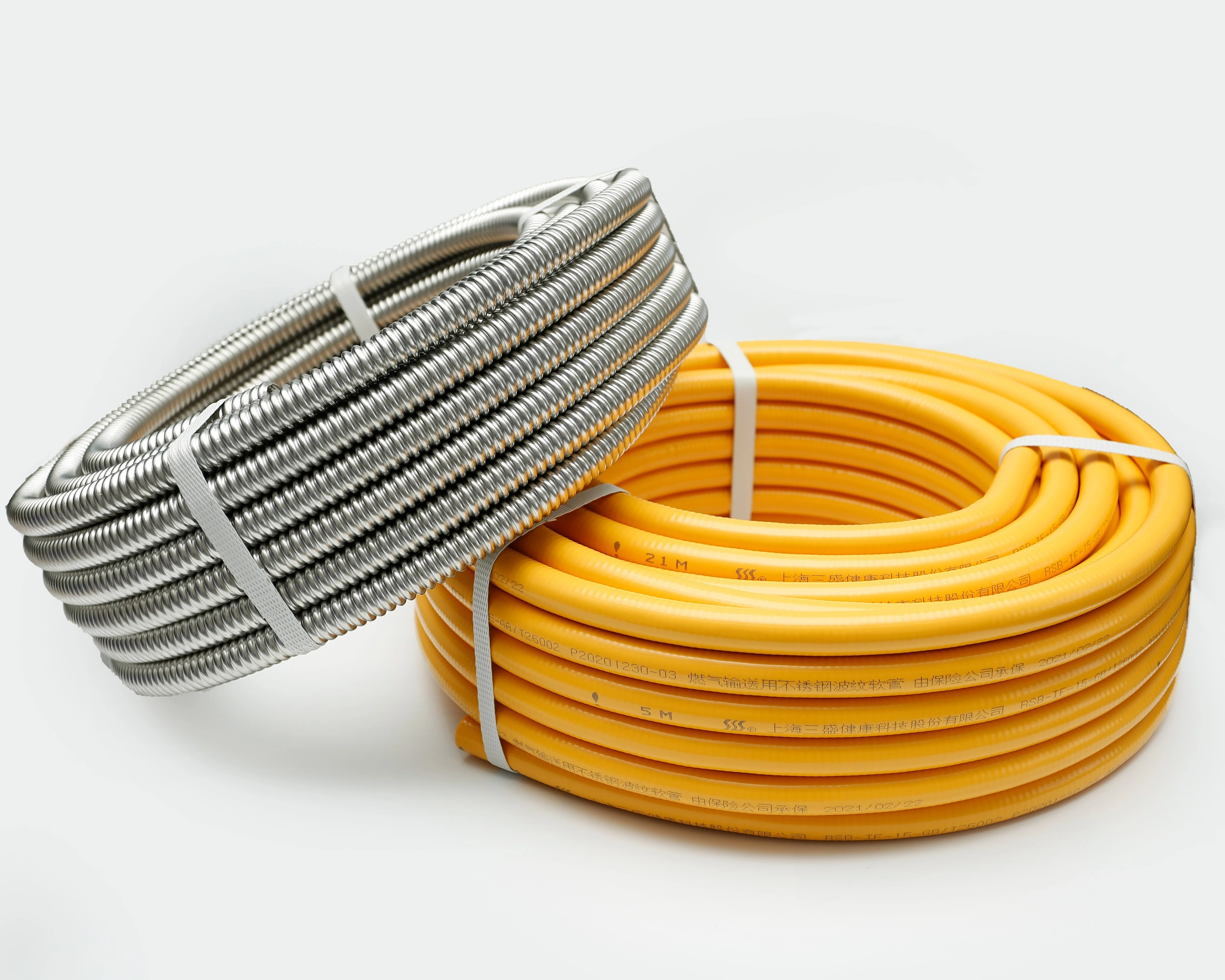Quality  flexible stainless steel hose 304 metal   underfloor heating corrugated  pipe