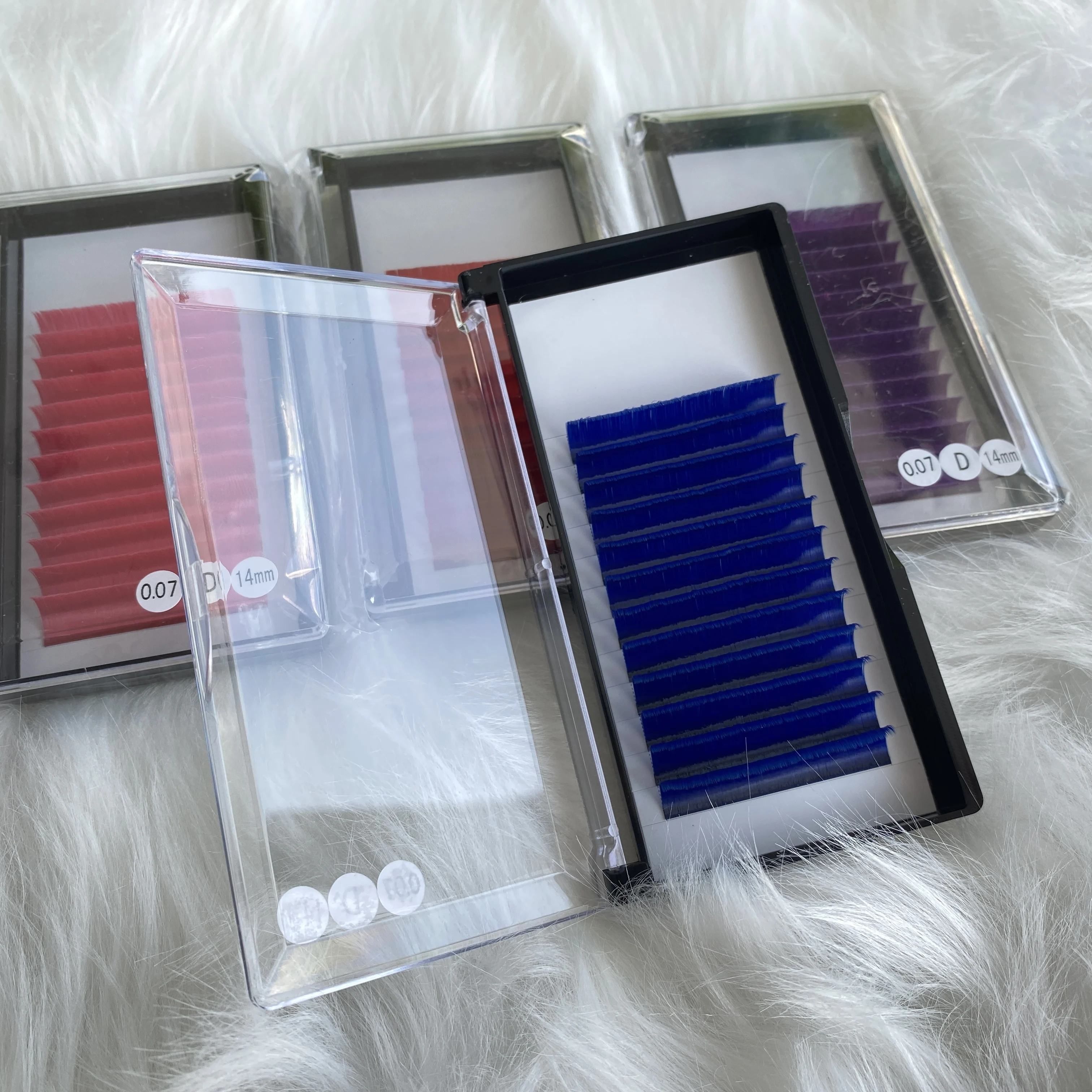 Wholesale High Quality Your Own Label Volume Camellia Silk Private Label mink individual eyelashes vendor volume extensions