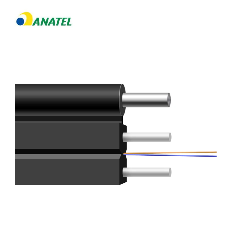  Наружный кабель связи телефонный оптоволоконный плоский 1fo Ftth 1000