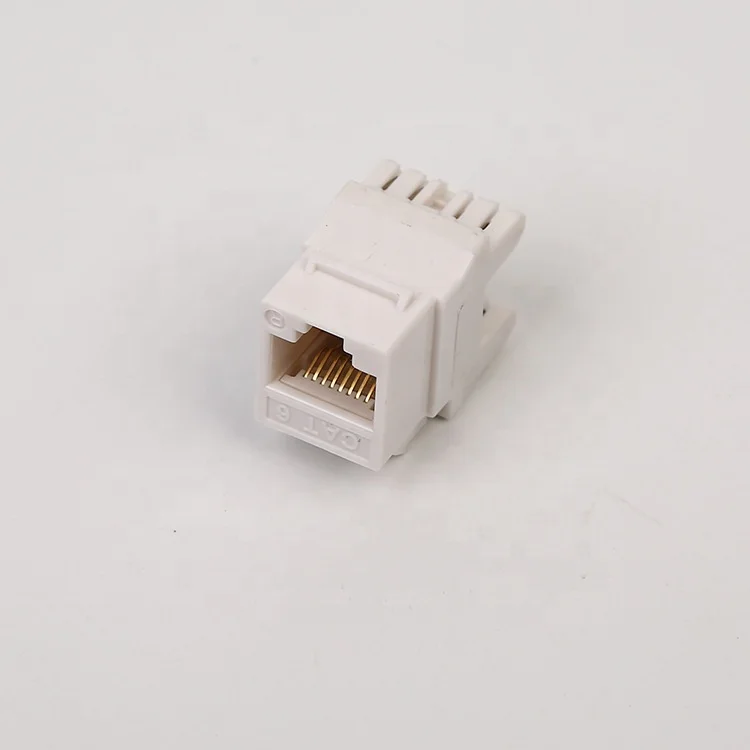 UTP rj45 modular jack for cat 6 cable network rj45 ethernet wall  keystone jack cat6  network cat6 modules