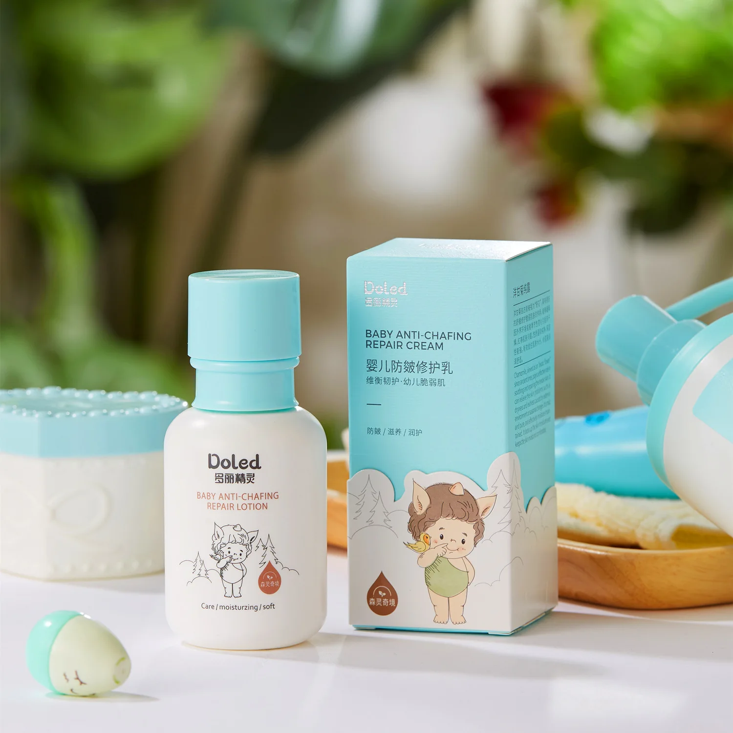  Private Label Organic Skin Tender Lightening Cream Baby Body