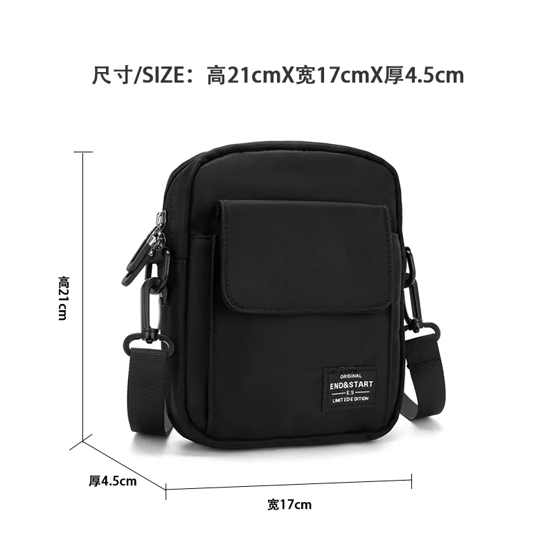 Factory wholesale leisure travel messenger bag mini crossbody bag chest shoulder bag men and women